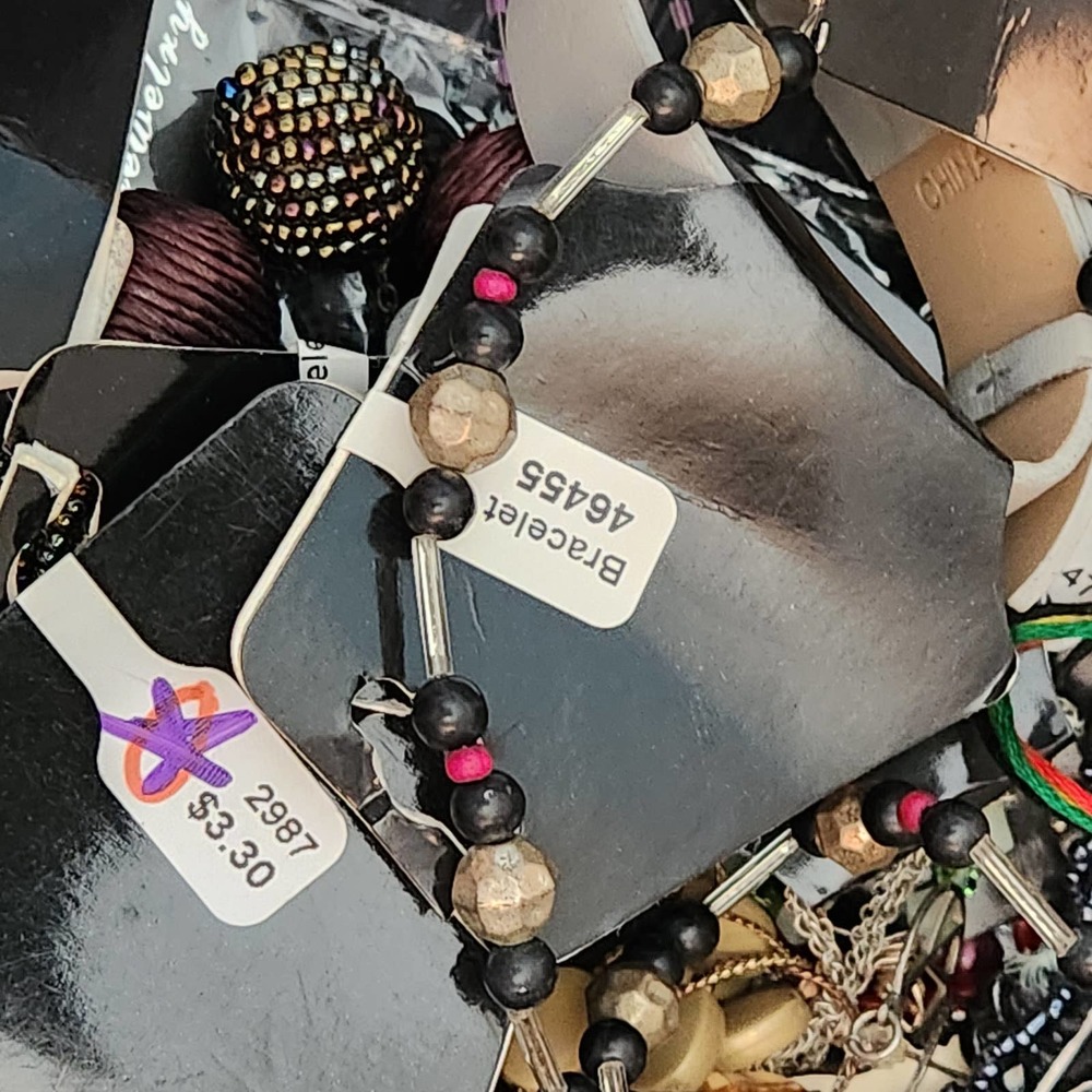 1.5 Pounds of Fashion Jewelry Mix Wearable, Tangled, Craft